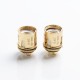 Authentic Cool Vapor Lava 1.5 Sub-Ohm Tank Atomizer Clearomizer - Gold, Stainless Steel + Glass, 4.6ml, 24mm Diameter