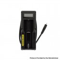 Authentic Nitecore UM10 Micro USB Charger for 18650, 18490, 18350, 17670, 17500, 16340 (RCR123), 14500, 10400 Batteries - Black