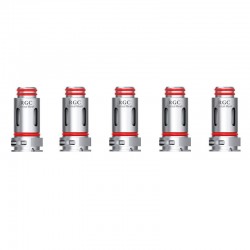 [Ships from Bonded Warehouse] Authentic SMOK RGC Replacement Conical Mesh Coil Head - Silver, 0.17ohm (40~80W) (5 PCS)