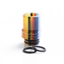 Authentic Reewape RW-AS284 Replacement 510 Drip Tip for RDA / RTA / RDTA / Sub-Ohm Tank Atomizer - Rainbow, Resin