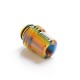 Authentic Reewape RW-AS284 Replacement 510 Drip Tip for RDA / RTA / RDTA / Sub-Ohm Tank Vape Atomizer - Rainbow, Resin