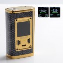 Authentic SMOKTech SMOK Majesty 225W TC VW Variable Wattage Box Mod - Prism Gold and Black Cobra, 6~225W, 2 x 18650