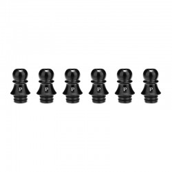 Authentic KIZOKU Chess Series Replacement 510 Drip Tip for RDA / RTA/ RDTA / Sub-Ohm Tank Atomizer - Black, Pawn, 21.1mm (6 PCS)