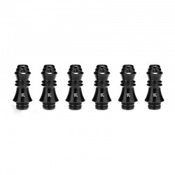 Authentic KIZOKU Chess Series Replacement 510 Drip Tip for RDA / RTA/ RDTA /Sub-Ohm Tank Atomizer - Black, King, 29.51mm (6 PCS)