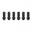 Authentic KIZOKU Chess Series Replacement 510 Drip Tip for RDA / RTA/ RDTA /Sub-Ohm Tank Atomizer - Black, King, 29.51mm (6 PCS)