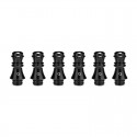 Authentic KIZOKU Chess Series Replacement 510 Drip Tip for RDA / RTA/ RDTA/Sub-Ohm Tank Atomizer - Black, Queen, 27.89mm (6 PCS)