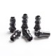 Authentic KIZOKU Chess Series Replacement 510 Drip Tip for RDA / RTA/ RDTA / Sub-Ohm Tank Atomizer - Black, Mixed 6 in 1 (6 PCS)