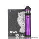 Authentic Advken OWL Mechanical Mod + Tank Starter Kit - Purple, 3ml, 0.16ohm / 0.2ohm, 1 x 18650 / 20700 / 21700