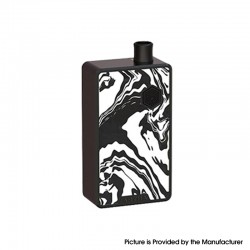 Authentic Advken Artha 80W VW Box Mod Pod System Starter Kit - Ink Black, 5~80W, 4.5ml, 0.3ohm / 0.8ohm, 1 x 18650