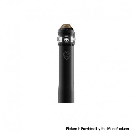 Authentic Advken OWL Mechanical Mod + Tank Starter Kit - Black, 3ml, 0.16ohm / 0.2ohm, 1 x 18650 / 20700 / 21700