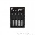 [Ships from Bonded Warehouse] Authentic AWT C4 Intelligent USB 4-Slot Fast Charging Charger for Li-ion / Ni-MH / Ni-CD - Black