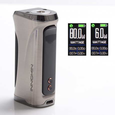 [Ships from Bonded Warehouse] Authentic Innokin Kroma-R Zlide 80W VV VW Box Mod - Gun Metal, Zinc Alloy, 6~80W, 1 x 18650