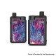 Authentic Hot Sniper 18650 80W VW Box Mod Pod System Starter Kit - Aurora Purple, 3.2ml, 0.17ohm / 0.4ohm, 1 x 18650