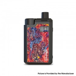 Authentic Hot Sniper 18650 80W VW Box Mod Pod System Starter Kit - Danxia Red, 3.2ml, 0.17ohm / 0.4ohm, 1 x 18650