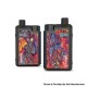 Authentic Hot Sniper 18650 80W VW Box Mod Pod System Starter Kit - Danxia Red, 3.2ml, 0.17ohm / 0.4ohm, 1 x 18650