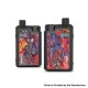 Authentic Hot Sniper 18650 80W VW Box Mod Pod System Starter Kit - Danxia Red, 3.2ml, 0.17ohm / 0.4ohm, 1 x 18650