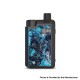 Authentic Hot Sniper 18650 80W VW Box Mod Pod System Starter Kit - Miami Blue, 3.2ml, 0.17ohm / 0.4ohm, 1 x 18650