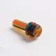 Authentic Reewape RW-AS285 Replacement 510 MTL Drip Tip for RDA / RTA / RDTA / Sub-Ohm Tank Vape Atomizer - Rainbow, Resin