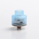 Authentic Gas Mods G.R.1 GR1 S RDA Rebuildable Dripping Vape Atomizer w/ BF Pin - Transparent Blue, SS + PMMA, 22mm Diameter