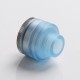 Authentic Gas Mods G.R.1 GR1 S RDA Rebuildable Dripping Vape Atomizer w/ BF Pin - Transparent Blue, SS + PMMA, 22mm Diameter