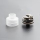 Authentic Gas Mods G.R.1 GR1 S RDA Rebuildable Dripping Vape Atomizer w/ BF Pin - Transparent, SS + PMMA, 22mm Diameter