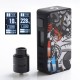 Authentic Rincoe Manto Pro 228W TC VW Box Vape Mod Kit with Metis RDA Atomizer - Graffiti, 1~228W, 200~600'F, 2 x 18650