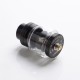 Authentic Kaees Solomon Mesh RTA Rebuildable Tank Atomizer - Black, Stainless Steel + Glass, 6.5ml / 3.5ml, 25mm Diameter