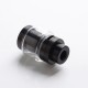 Authentic Kaees Solomon Mesh RTA Rebuildable Tank Atomizer - Black, Stainless Steel + Glass, 6.5ml / 3.5ml, 25mm Diameter