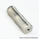 Authentic KIZOKU Kirin Semi-Mech Mechanical Tube Mod - Brass Brushed, 1 x 18350 / 18650