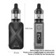 Authentic Aspire Rover 2 NX40 40W 2200mAh VV VW Box Mod Starter Kit w/ Nautilus XS Tank - Champagne, 2ml, 0.7ohm / 1.8ohm, 1~40W