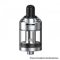 Authentic Aspire Nautilus XS Sub Ohm Tank Atomizer - Stainless Steel, SS + Glass, 2ml, 0.7ohm / 1.8ohm, 22mm Diameter