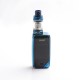 Authentic SMOKTech SMOK X-Priv 225W TC VW Box Vape Mod + TFV12 Prince Standard Kit - Prism Blue, 8ml, 1~225W, 2 x 18650