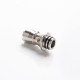 Authentic KIZOKU Chess Series Replacement 510 Drip Tip for RDA / RTA/ RDTA /Sub-Ohm Tank Atomizer - Silver, Rook, 22.3mm (6 PCS)