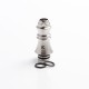 Authentic KIZOKU Chess Series Replacement 510 Drip Tip for RDA / RTA/ RDTA/Sub-Ohm Tank Atomizer - Silver, King, 29.51mm (6 PCS)