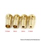 SXK Replacement Airflow Inserts for Bridg'D MTL / DL RBA Kit - Gold, 12 x 6mm, 1.5mm + 2mm + 3mm + 3.5mm (4 PCS)