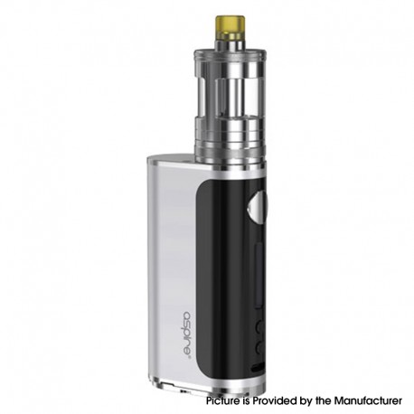 Authentic Aspire Nautilus GT 75W VW Box Mod Starter Kit - SS, 3ml, 0.7ohm / 1.6ohm, 1~75W, 1 x 18650 (Standard Version)