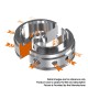 Authentic Aspire Nautilus GT MTL Sub Ohm Tank Atomizer - Rose Gold, SS + Pyrex Glass, 3ml, 0.7ohm / 1.6ohm, 24mm Diameter
