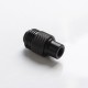 Across Intan Grip Style Base + MTL / DL Drip Tip Kit for SXK BB / Billet Box Vape Mod Kit - Black + Black, Stainless Steel + POM