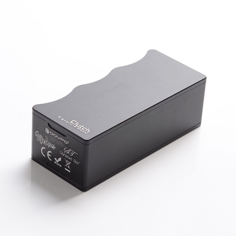 Buy Authentic Dovpo Clutch 21700 Black Mech Mechanical Vape Box Mod