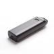 Authentic Uwell Crown 25W 1250mAh Pod System Vape Starter Kit - Black, Aluminum Alloy + PCTG, 3ml, 0.6ohm / 1.0ohm