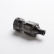 Authentic KIZOKU Limit MTL / DL RTA Rebuildable Tank Vape Atomizer - Gunmetal Sandblasted, SS + Pyrex Glass, 3ml, 22mm Diameter