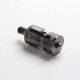 Authentic KIZOKU Limit MTL / DL RTA Rebuildable Tank Vape Atomizer - Gunmetal Sandblasted, SS + Pyrex Glass, 3ml, 22mm Diameter