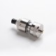 Authentic KIZOKU Limit MTL / DL RTA Rebuildable Tank Vape Atomizer - SS-Brushed, Stainless Steel + Pyrex Glass, 3ml, 22mm Dia.