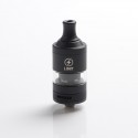 Authentic KIZOKU Limit MTL / DL RTA Rebuildable Tank Atomizer - Black, Stainless Steel + Pyrex Glass, 3ml, 22mm Diameter