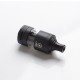 Authentic KIZOKU Limit MTL / DL RTA Rebuildable Tank Vape Atomizer - Black, Stainless Steel + Pyrex Glass, 3ml, 22mm Diameter