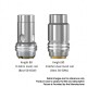 [Ships from Bonded Warehouse] Authentic Smoant Knight 80 Replacement Single Mesh Coil Head - Silver, 0.3ohm (50~65W) (3 PCS)