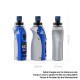 Authentic Kangvape Anarchist 60W 1500mAh MTL / DTL VW Box Mod Pod System Starter Kit - Blue, 0.4ohm / 1.2ohm, 1~60W