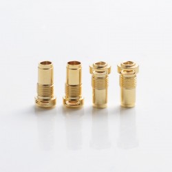 SXK Replacement Airflow Inserts for Bridg'D MTL / DL RBA Kit - Gold, 12 x 6mm, 1.5mm + 2mm + 3mm + 3.5mm (4 PCS)