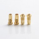 SXK Replacement Airflow Inserts for Bridg'D MTL / DL RBA Kit - Gold, 12 x 6mm, 1.5mm + 2mm + 3mm + 3.5mm (4 PCS)