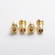 SXK Replacement Airflow Inserts for Bridg'D Kit - Gold, 12 x 6mm, 1.5mm + 2mm + 3mm + 3.5mm (4 PCS)